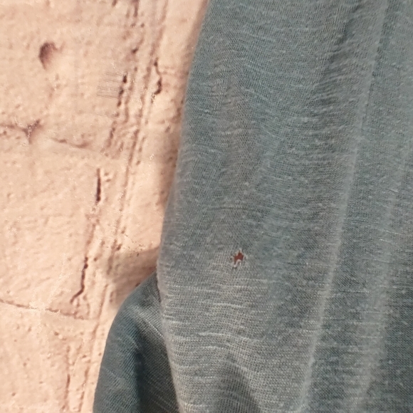 Meadow Rue Anthropologie Teal Sheer Textured Lightweight Blouse M - Picture 8 of 16